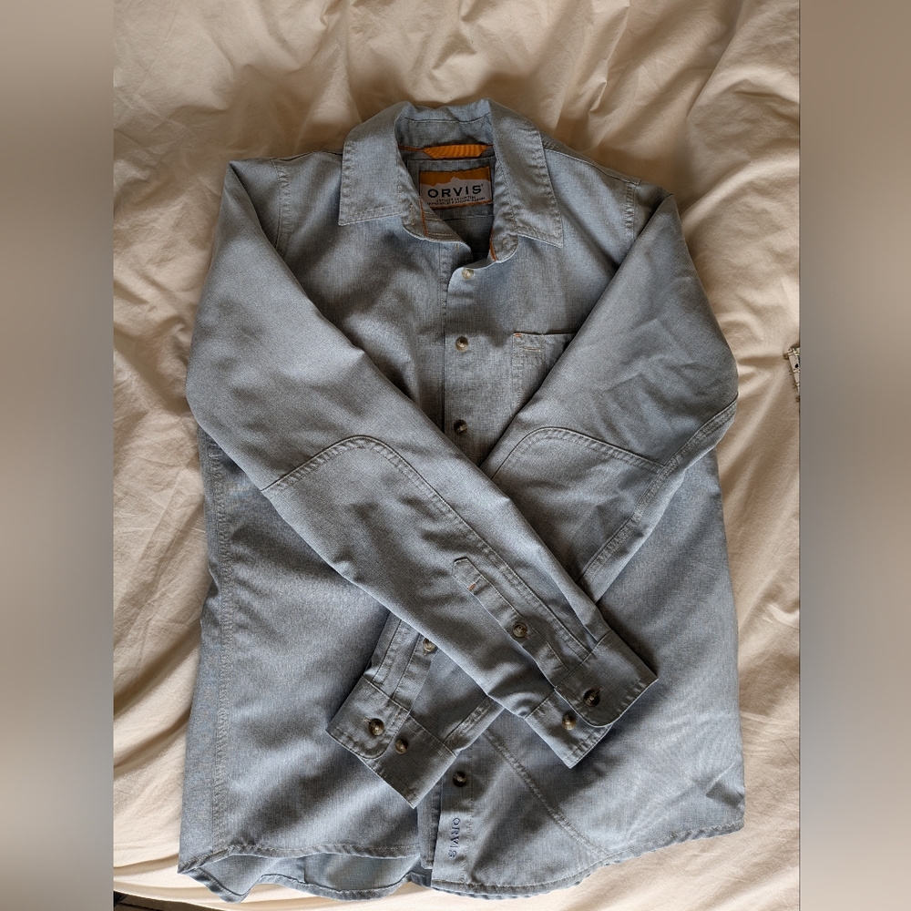 Womens Orvis Chambray Work Shirt